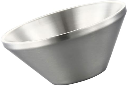 KOCKSHION Ciotola da Dessert in Acciaio Inossidabile Design alla Corea per Gelati e Insalate Resistente e Facile da Pulire Uso Domestico
