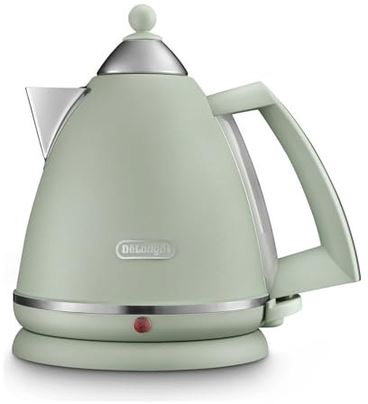 De'Longhi Argento Flora KBX3016.GR Kettle with 1.7L Capacity, 360 Swivel Base & cord storage, Green