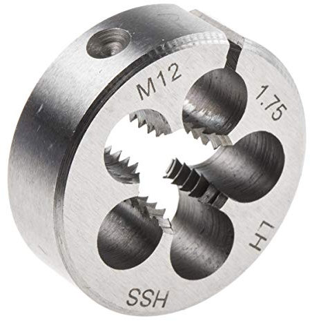 RS PRO 1.75mm Gewindeschneider Linksgewinde M12 Außen-Ø 33.33mm 11.11mm HSS