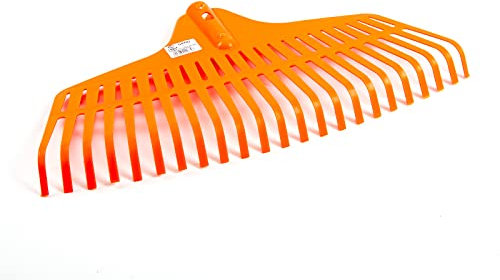 Heurechen Laubrechen Fächerbesen Rechen Laub Kunststoff 46 cm 23 Zinken