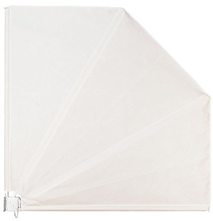 Ventanara® Balkonfächer beige grau Sichtschutz Balkon Windschutz Sonnensegel (140 x 140 cm, Beige)