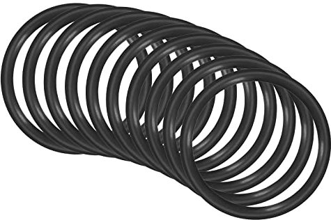 QUARKZMAN Nitrile Gomma O-Ring 50mm x 42mm x 4mm Guarnizioni di Tenuta Anelli Rubinetti Rotondo Guarnizione Rondella per Rubinetto Idraulica Riparazione Sigillatura Connessione, 10 Pezzi