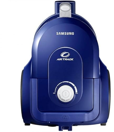 Samsung VCC43Q0V3B/BOL Aspirateur sans sac, 1,3 L, 850 W, 34 kWh/an, classe B, filtre Hepa, tube télescopique, entraînement à puissance variable, embout pour espaces étroits, bleu