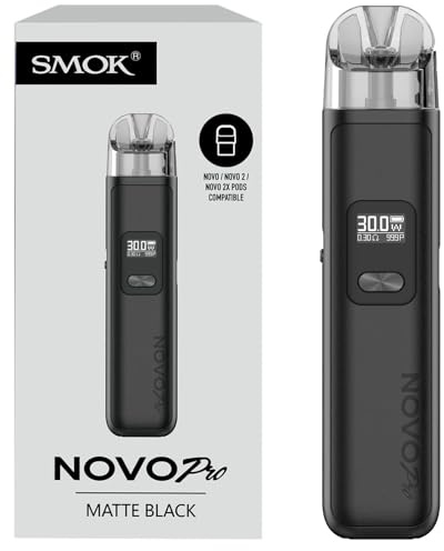 Smok NOVO PRO Kit | El paquete Smok Novo pro vape tiene una batería incorporada de 1300 Mah 3ml Novo pod Fit Novo/Novo 2 / Novo 2x (dibujo automático/botón) dtl MTL e evaporador de cigarrillos