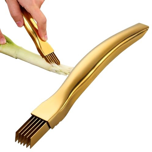 Tritatutto per verdure, taglierino per cipolla verde | Affettatrice multifunzionale per cipolla verde - Tagliaverdure multifunzionale per alimenti, fetta di posate per utensili da cucina per tagliare