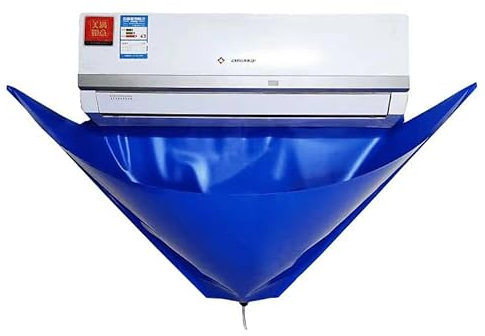 AVSMGP Kit de Nettoyage Mini Split 10 pièces, Kit de Nettoyage de climatiseur Anti-poussière Mural pour unités de climatisation domestiques