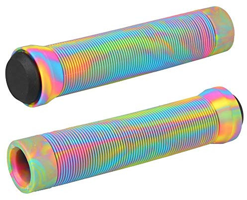 ZHANGSHUMIN Fahrradgriffe Fahrradgriffe 145mm weiche Balken for Rollergriffe und BMX. Bike-Bars MTB Griffe(Rainbow)