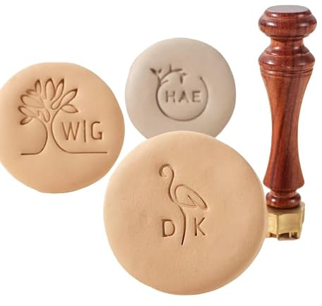 Benutzerdefinierter Tonstempel, Signature Ceramics Stamp, Töpferei Stempel für Ton, benutzerdefinierte Buchstabenstempel für Ton, Geschenk für Töpferei