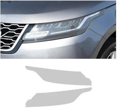 Pellicola protettiva per fari auto Per Range Rover Velar L560 2017-2024 Adesivo per faro per faro per auto fumato trasparente Film Protezione Film Film Pre-taglio Adesivo