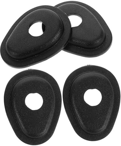 Alipis 4stücke Blinker-abstandshalter-kit Für Motorrad Kompatibel Mit Yamaha Aus Robustem Material Schwarz Für Vorne Und Hinten