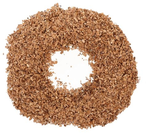 ROMISBABA Natural Apple Wood Chunks for Bbq Smoking and Grilling Coarse Cut Wood Chips with Sweet Aroma for Poultry Beef Pork Lamb Cheese Outdoor Camping Bbq Accessory