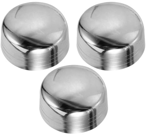 Homoyoyo Accesorios para Coctelera 3 Tapas de Acero Inoxidable, Repuestos para Botellas Agitadoras, Aptos para Bares y Tiendas de Té Leche