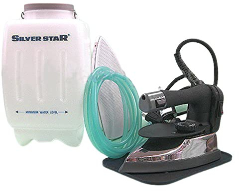 Silver Star ES-300 Gravity Feed Industrial Electric Steam Iron Set