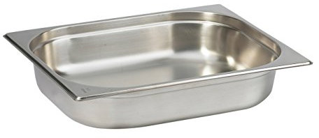 utopia by chefline Stainless Steel 1/2 Gastronorm Container 65mm Pan Deep, Catering, Bain Marie, Gastro Food Pans