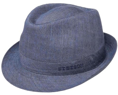 Stetson Geneva Trilby Cappello Estivo UV 40 Made in Italy Unisex Primavera Estate