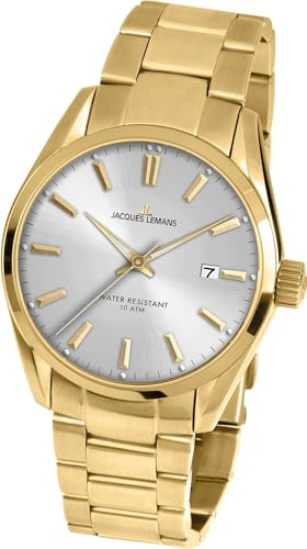 JACQUES LEMANS Herren-Uhren Analog Quarz