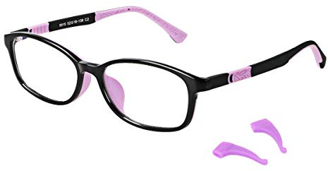 DUCO Blue Light Glasses for Kids Boys Girls Blue Ray Blocking Glasses Cute Computer Gaming TV Glasses for Children K015