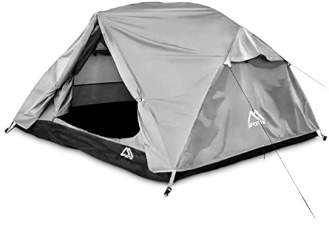 MSPORTS Campingzelt Professional - Zelt auswählbar für 2 oder 3 Personen Wasserdicht Winddicht Kuppelzelt Zelt