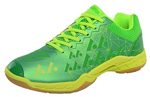 Herr Damer Badminton Tennis Skor Lättvikts Indoor Court Shoes bordtennisskor halkfria,A,39 EU