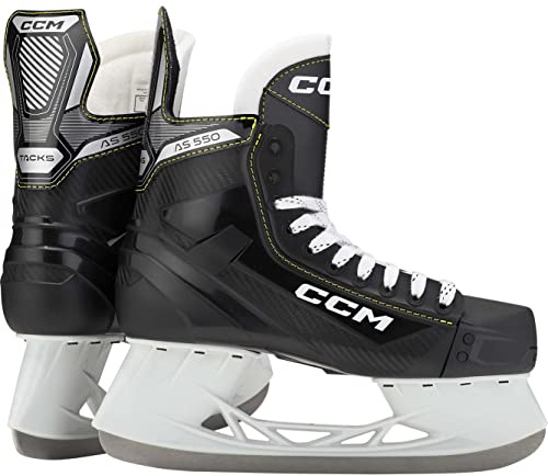 CCM Tacks AS-550 - Patines de hockey sobre hielo para niño o intermedio