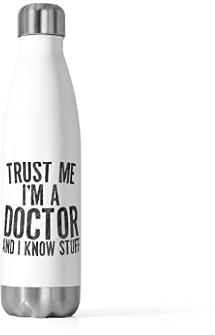 Bottiglia termica da 590 ml, umoristico, con scritta I'm A Doctor Medicine, esperto di medicina, appassionato di novità ospedaliera, 590 ml