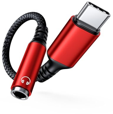 Highwings USB C Klinke Adapter, Kopfhörer Adapter für iPhone 17/16Pro Max | 3,5mm USB C auf Aux Adapter Klinke AudioKabel für iPhone 17/16/15Pro Max, Galaxy S22/S21/S20/S20, Hua-wei P40/P30 Pro/P20 Pro