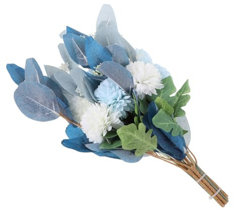 CORHAD Ramo De Hortensias Blancas Arreglo Floral Artificial De Fácil Mantenimiento Decoración
