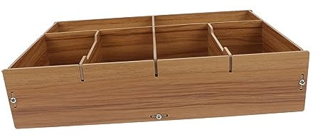 SEWACC Bargeld-aufbewahrungsboxen Schubladen-organizer Holzbox-organizer Deckel Für Papier