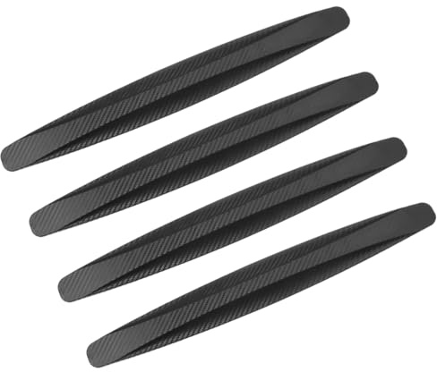 WeddHuis 4Pcs Hochwertiger Autotür Kantenschutz, Auto Gummi Türkantenschoner, Aufkleber für Autotüre (Schwarz)