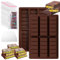 2 moldes de silicona para chocolate, con 100 bolsas y 1 rasqueta, revestimiento antiadherente Dubai para nueces, chocolate y bombones