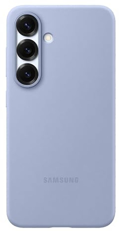 Samsung Silicone Case cover colorata in silicone per Galaxy S25, Light Blue