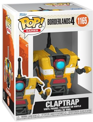 Funko Pop! Games: Borderlands 4 - Claptrap - Figurine en Vinyle de Collection - Idée Cadeau - Produit Officiel - Jouets pour Enfants et Adultes - Figurine modèle pour collectionneurs et Exposition