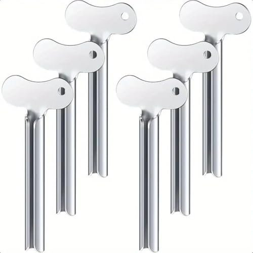 YEDJFFIYO Tube Squeezer Toothpaste, Stainless Steel Dispenser Toothpaste, Squeezer Roller Tube Squeezer for Toothpaste