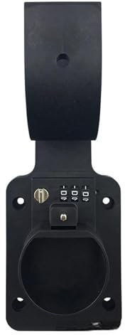 Electric Car Vehicle Charging Cable Holder Lockable Wall Mount For Wallbox Plug Holder Charging Station Use