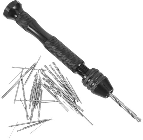 NUOBESTY Taladro Manual Ligero Kit De Perforación Para Metal Perforador De Compacto