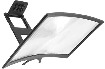 Loupe D'écran Mobile 12 Pouces Courbe, Support Téléphone Noir | Abs Acrylique, sans Utilisation des Mains, Pliable, pour Regarder Vos Vidéos Image Plus Nette