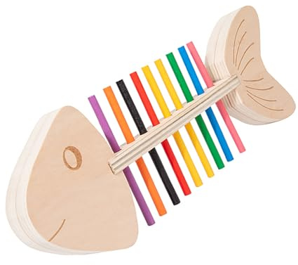 ZEPFJHE Puzzle en bois arc-en-ciel en forme d'arête de poisson pour les tout-petits favorisant la correspondance des couleurs et la formation de la pensée, jeu de société éducatif précoce, jouet