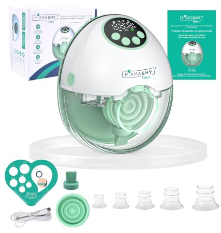 MAMASHY Unica – Tiralatte Elettrico Portatile Silenzioso per allattamento