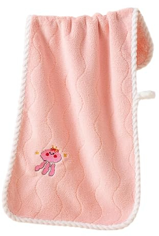 Asciugamano per il viso per bambini piccoli, disegno del fumetto, panno ad asciugatura rapida per pelli delicate, accessori per bambini in età prescolare