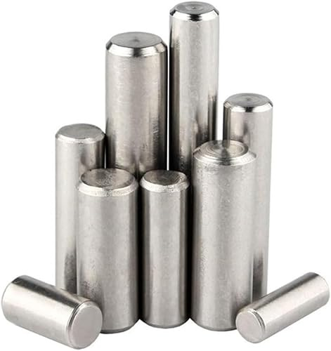 Dowel Pin Cylindrical, 50PCS M1.5 Stainless Steel Cylindrical Pin Locating Dowel, Length 8MM 304 Fixed Shaft