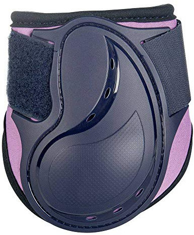 Lauria Garrelli Queens Streichkappe dunkelblau/rosa Warmblut