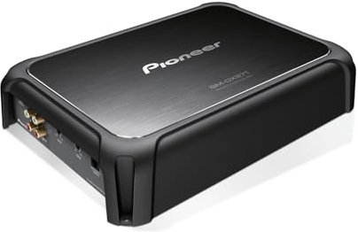 Pioneer GM-DX971 - Amplificatore Powerhouse con 2.400 Watt, tecnologia di classe D, 1 canale, filtro passa-basso variabile, design compatto e controllo remoto del boost dei bassi