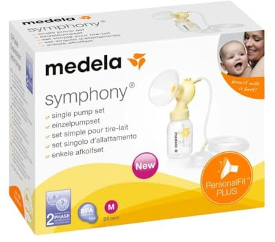Medela symphony Einzelpumpset mit PersonalFit Brusthaube Größe M, 1 St. Set
