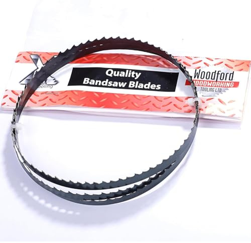 Xcalibur Tooling Bandsaw Blade compatible with Fox F28-182A, Axminster HBS200N 55inch Bandsaw Blades 3/8 inch X 6 TPI Bandsaw