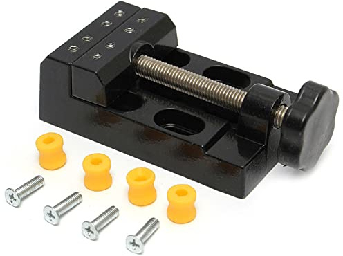 Cenpek - Mini morsa da banco da tavolo, morsa per gioielli, noce nucleare, riparazione orologi, clip, scultura fai da te, artigianato