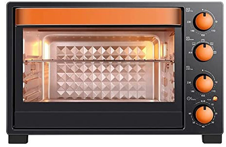 MXXHFC Forno per Colazione di Grande capacità da 32 Litri, Forno Elettrico per Uso Domestico e Macchina per cuocere a Vapore, convezione, Grill con teglie, Adatto per tostare, arrostire e Riscaldare