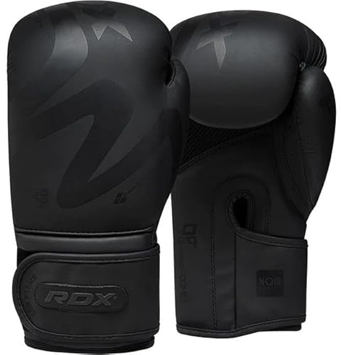 RDX Boxing Glove F15 Matte Black-14Oz