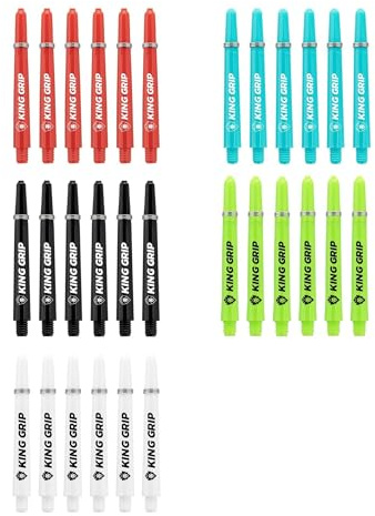 KOTO - Shaft Kollektion Dart, 30 Nylon Shafts, 10 Sets Robuste Dart Shafts für Steel Tip & Soft Tip Darts, Dart Zubehör