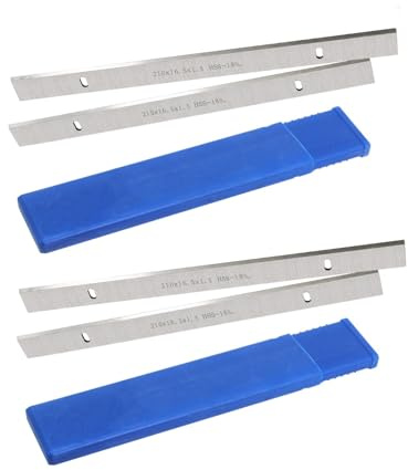 4 Pezzi 210x16,5x1,5mm Lame Pialla Elettrica HSS, Compatibile con TH-SP 204, TC-SP 204