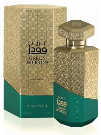 Maryaj Green Woods 100ml Long-Lasting Woody Perfume for Women – Fresh Citrus Summer Scent with Patchouli, Jasmine, Lily of the Valley & Leather Accord - The Voice of the Snake